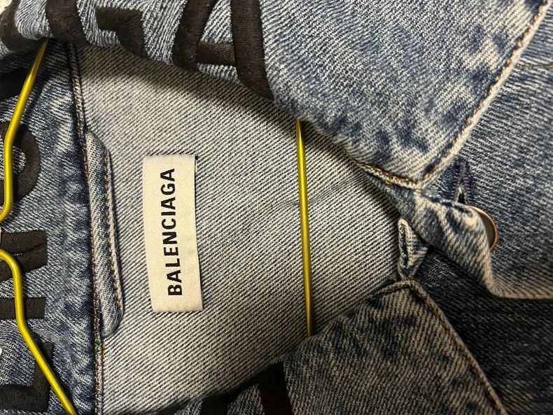 Balenciaga Balenciaga Women's Denim Jacket Size US XS / EU 42 / 0 - 2 Thumbnail
