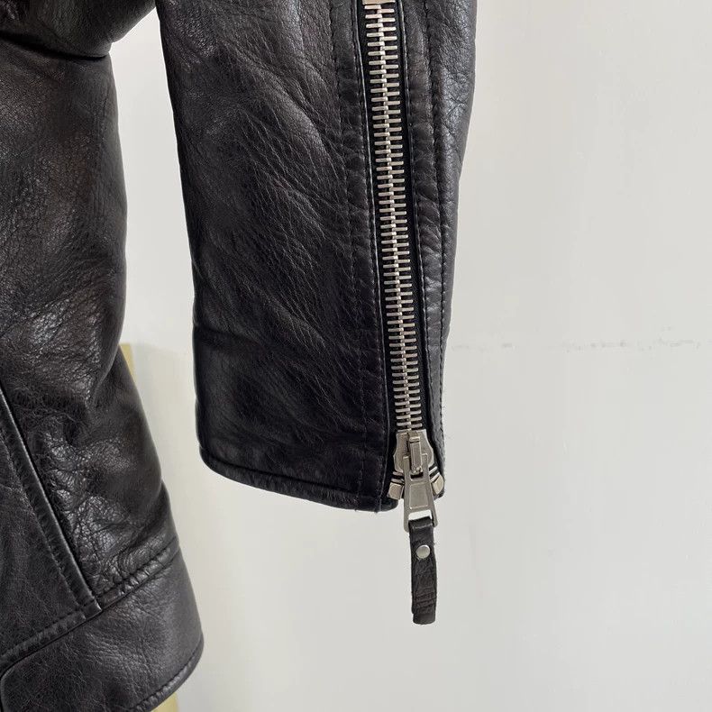 Balenciaga Balenciaga Black Leather Jacket Size 38 Size US S / EU 44-46 / 1 - 5 Thumbnail