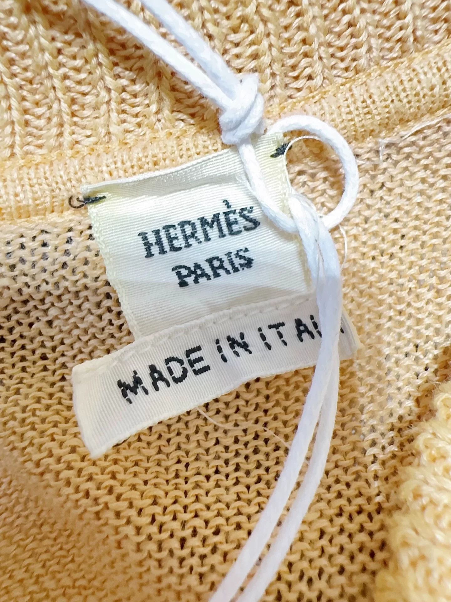 Hermes Hermes Silk-Linen Short Sleeve Top Size US S / EU 44-46 / 1 - 3 Thumbnail