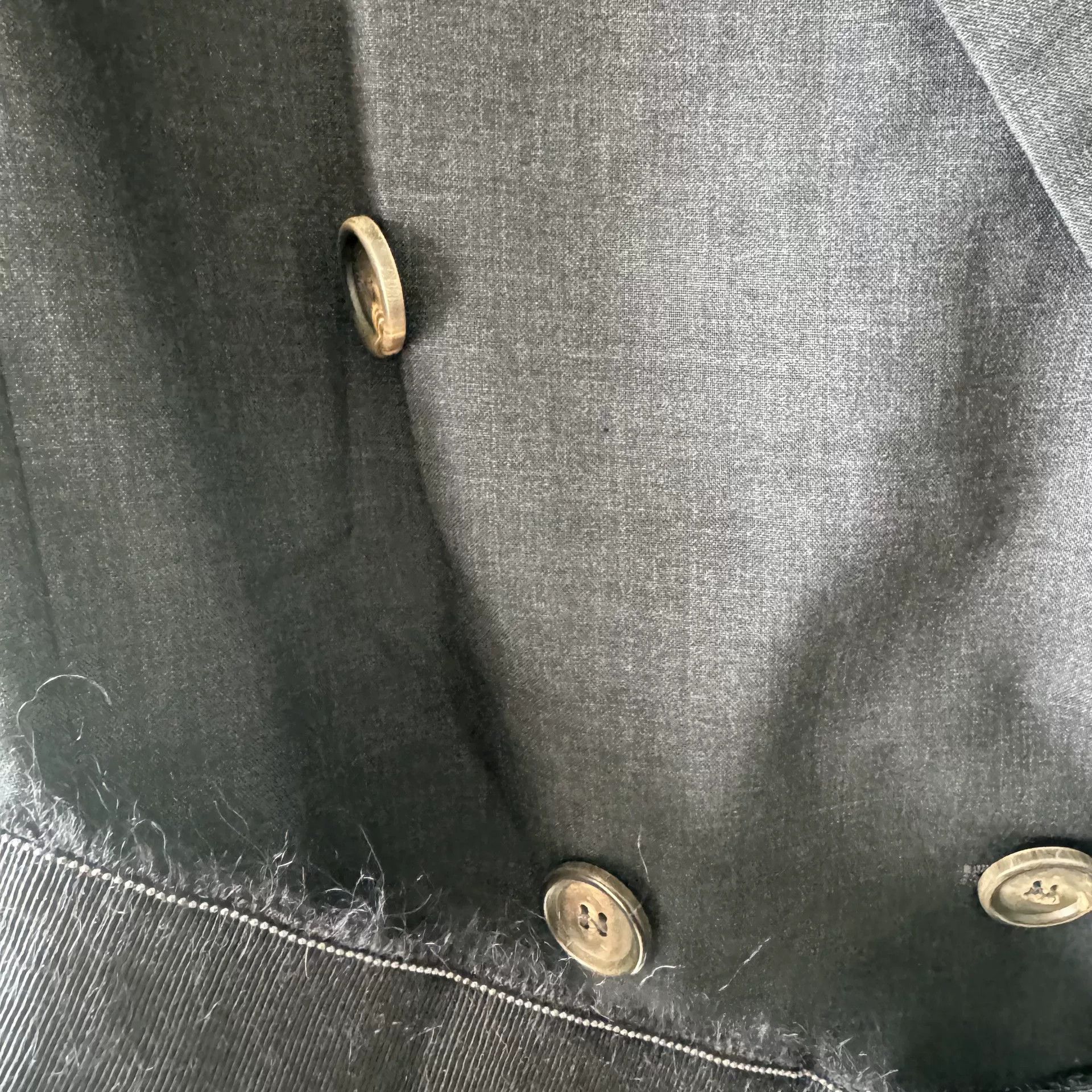 Brunello Cucinelli Brunello Cucinelli Gray Wool Blazer Size US S / EU 44-46 / 1 - 8 Thumbnail