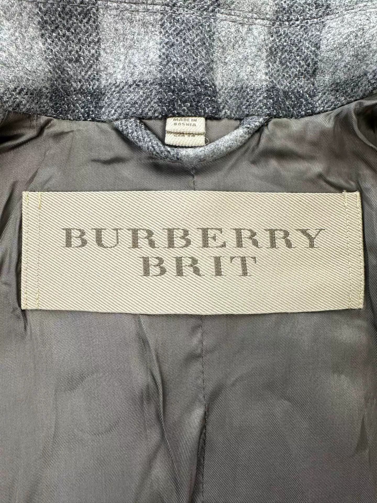 Burberry Burberry Women's Gray Wool Trench Coat Size US S / EU 44-46 / 1 - 7 Thumbnail