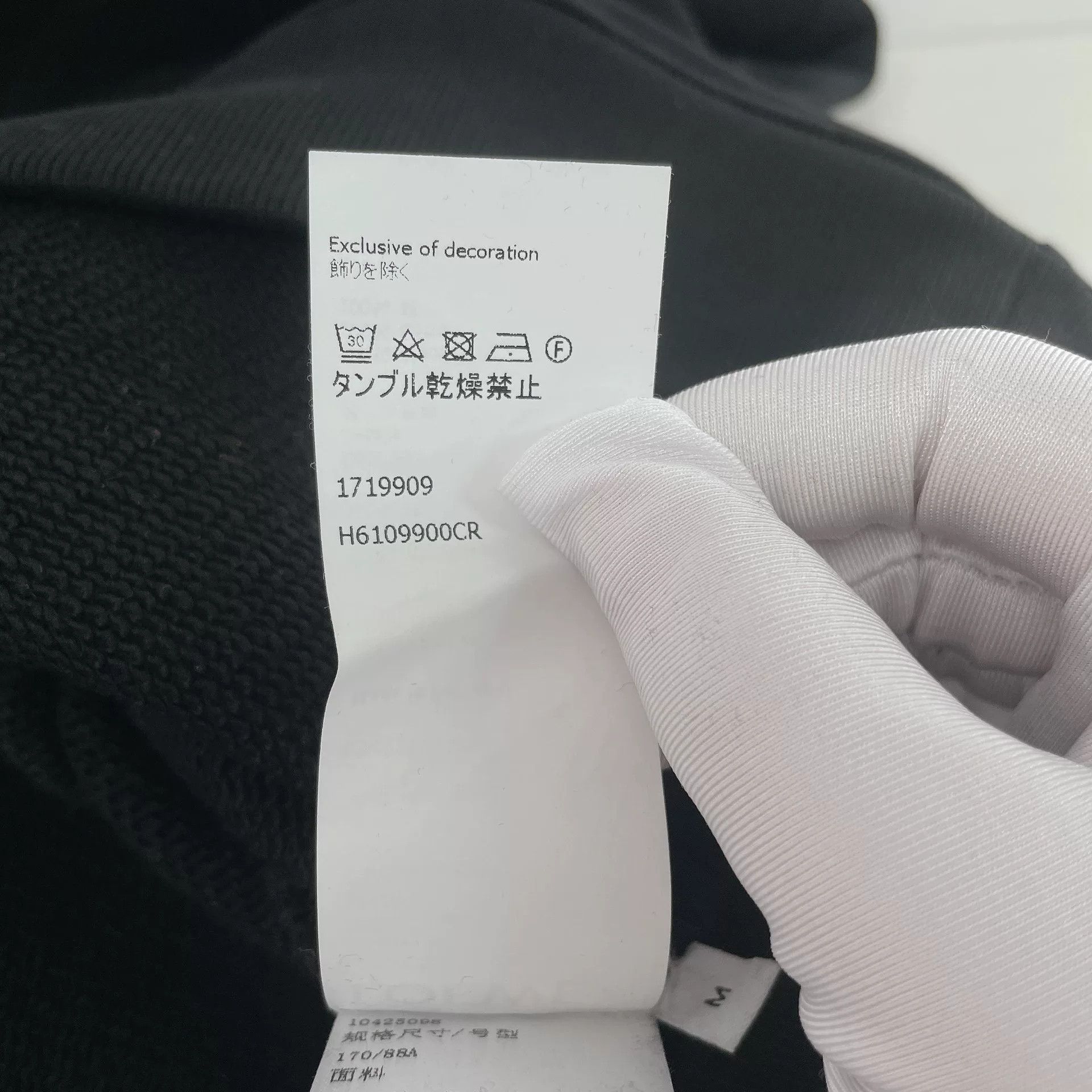 Loewe Loewe Black Crewneck Sweatshirt M Size US M / EU 48-50 / 2 - 7 Thumbnail