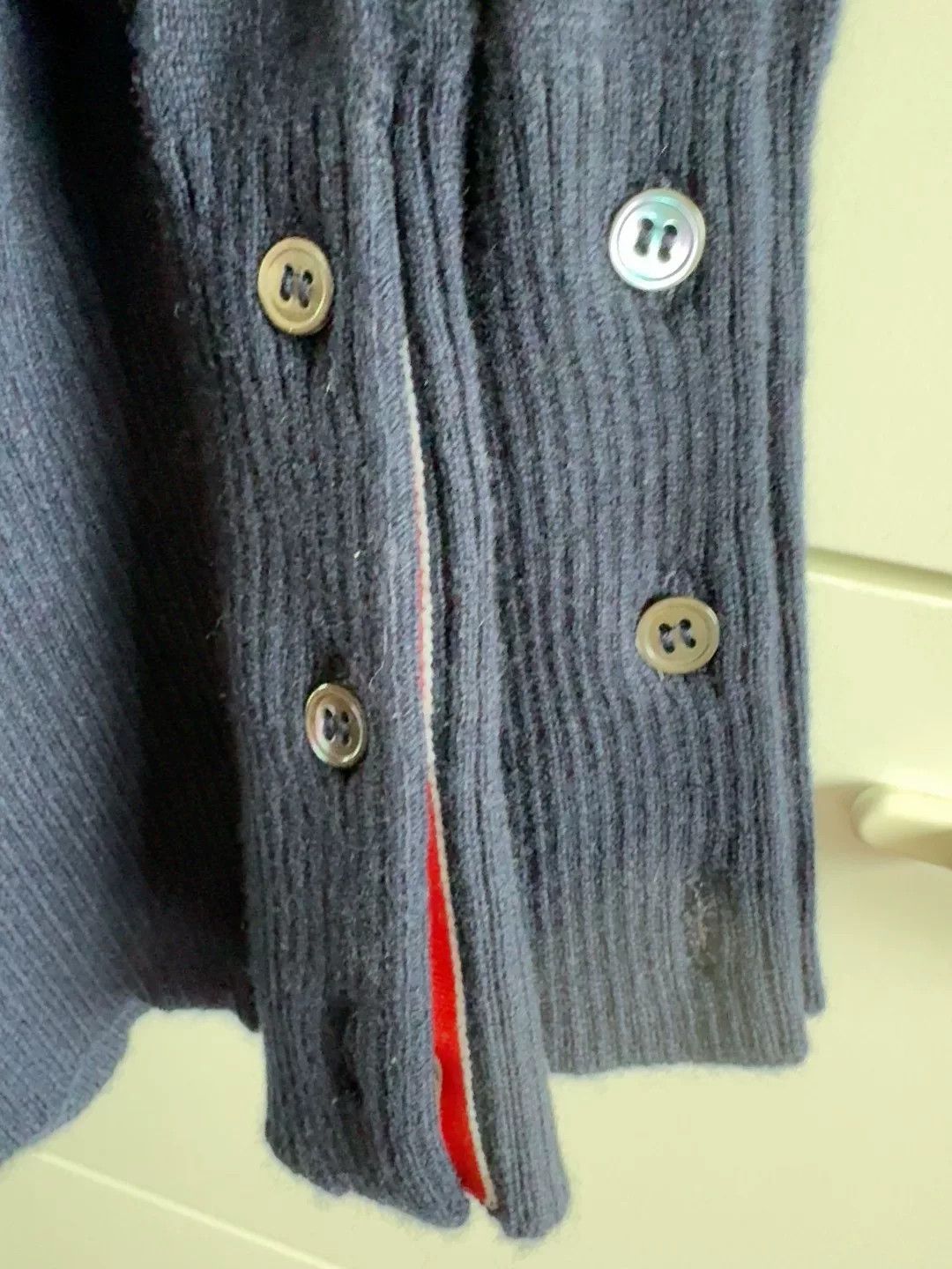Thom Browne Thom Browne Navy Cashmere Turtleneck Sweater Size US S / EU 44-46 / 1 - 5 Thumbnail