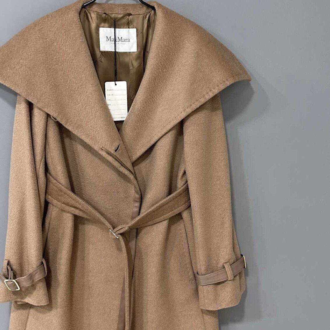 Max Mara maxmara camel wool-collared coat Size US M / EU 48-50 / 2 - 2 Thumbnail