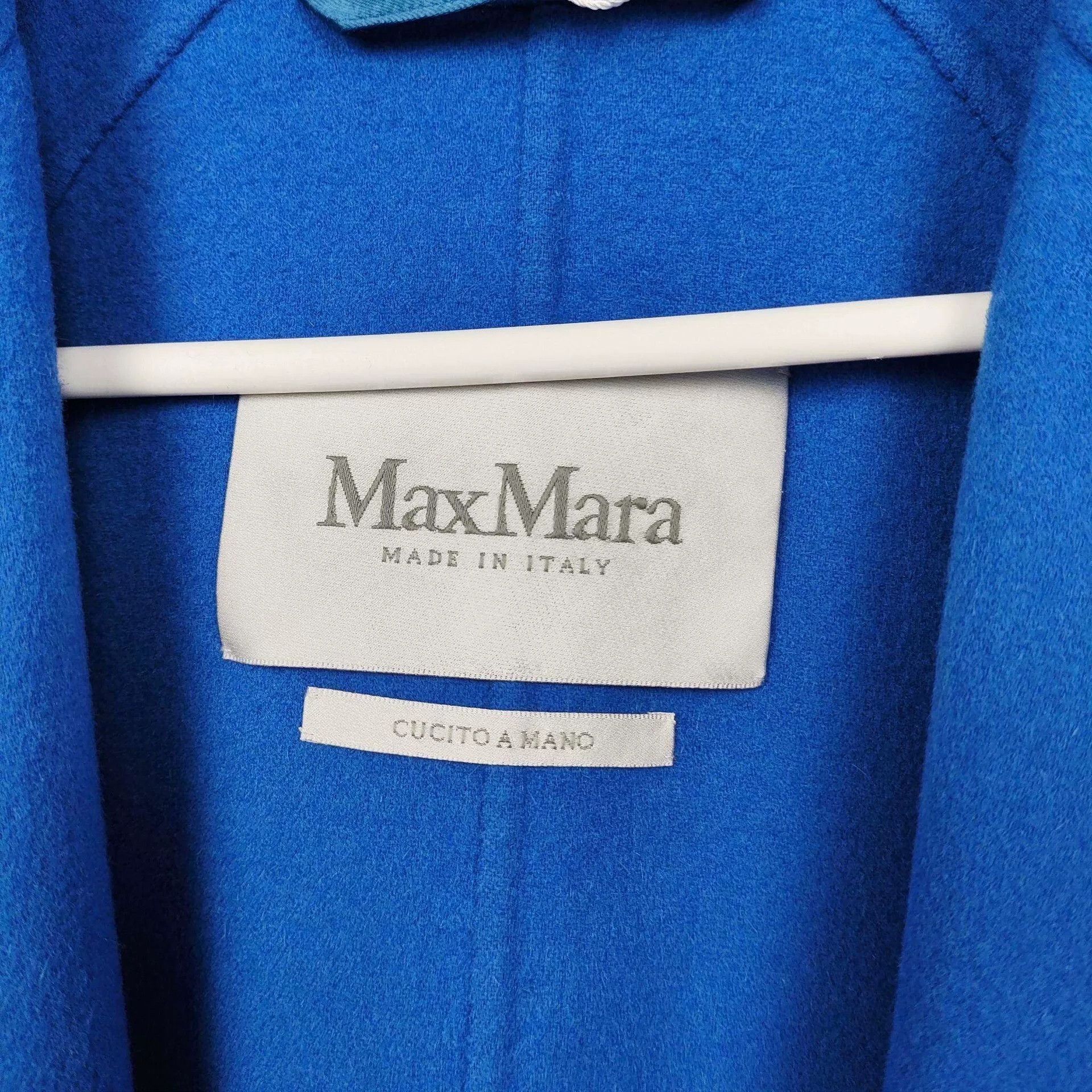 Max Mara MaxMara Blue Wool Coat Size 34 Size US XS / EU 42 / 0 - 3 Thumbnail
