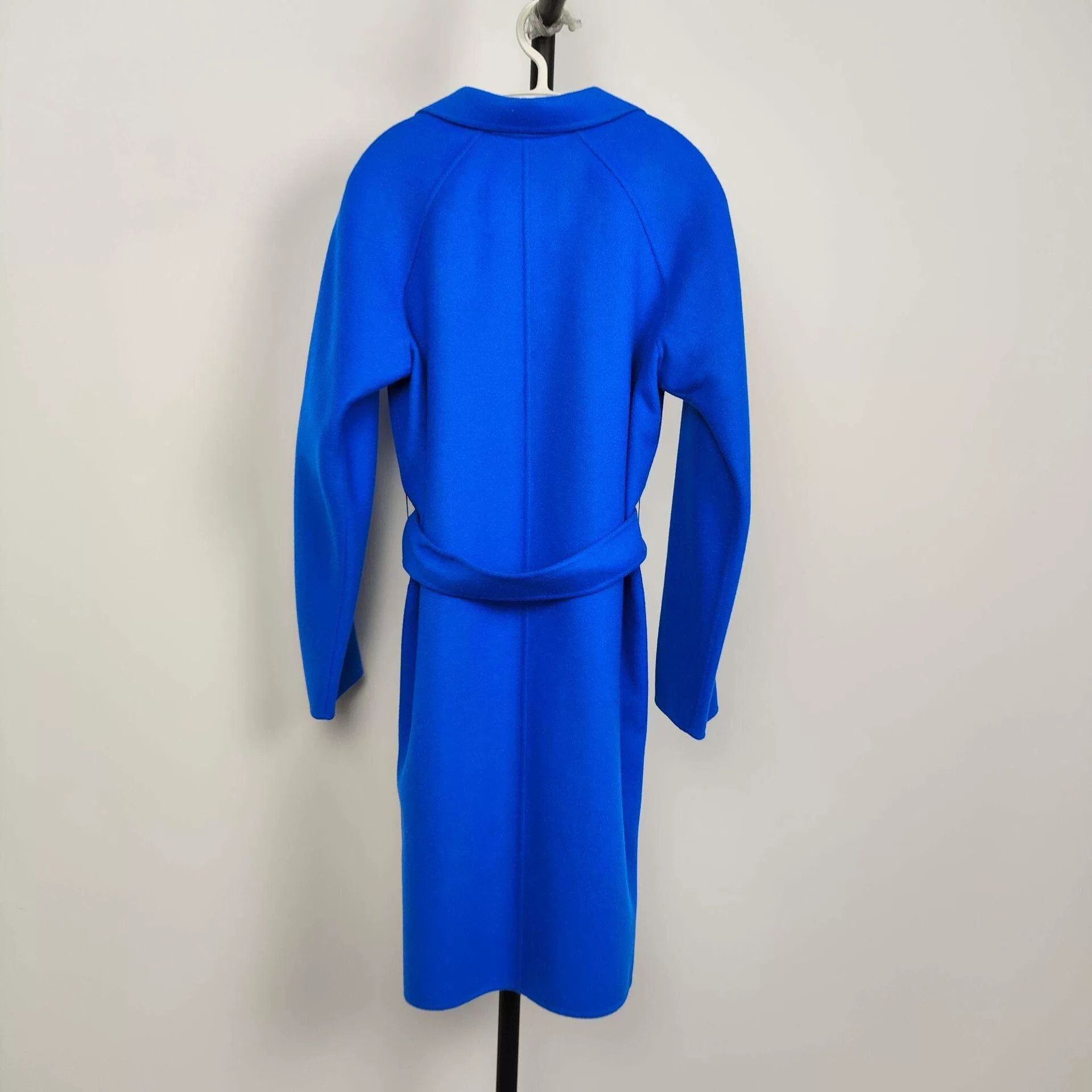 Max Mara MaxMara Blue Wool Coat Size 34 Size US XS / EU 42 / 0 - 2 Thumbnail