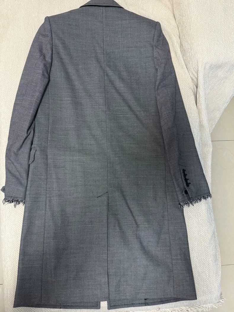 Helmut Lang Helmut Lang Gray Wool Coat XS Size US XS / EU 42 / 0 - 2 Thumbnail
