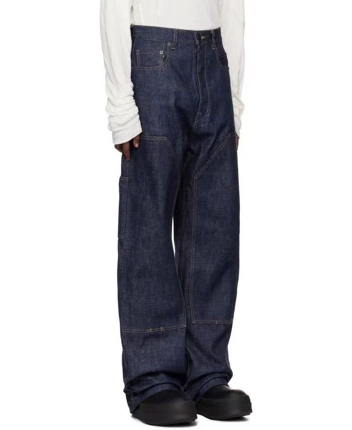 Rick Owens Drkshdw Rick Owens Drkshdw Blue Denim Double Knee Pants Size US 30 / EU 46 - 9 Thumbnail