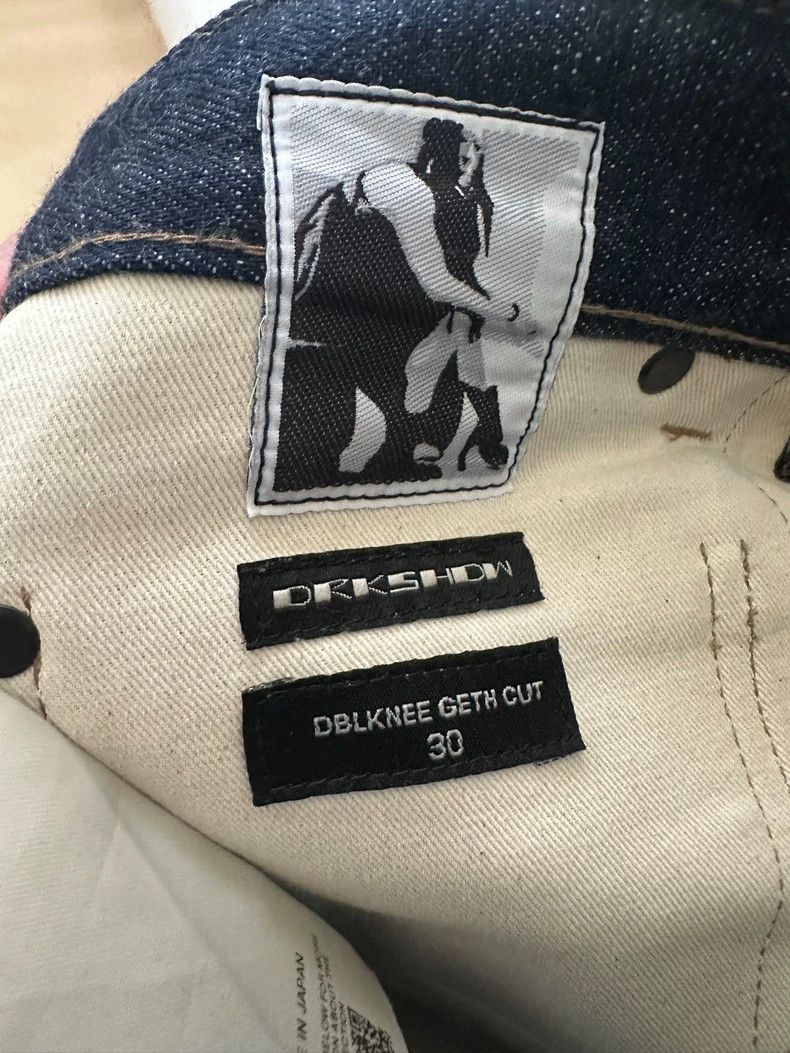 Rick Owens Drkshdw Rick Owens Drkshdw Blue Denim Double Knee Pants Size US 30 / EU 46 - 5 Thumbnail