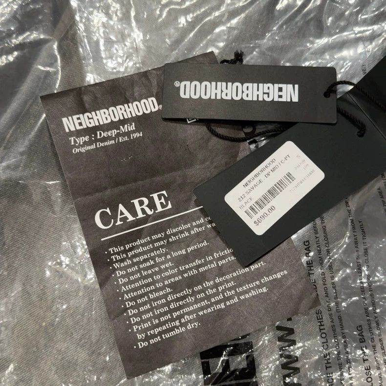 Neighborhood NEIGHBORHOOD 21AW Distressed Jeans Size US 26 / EU 42 - 6 Thumbnail
