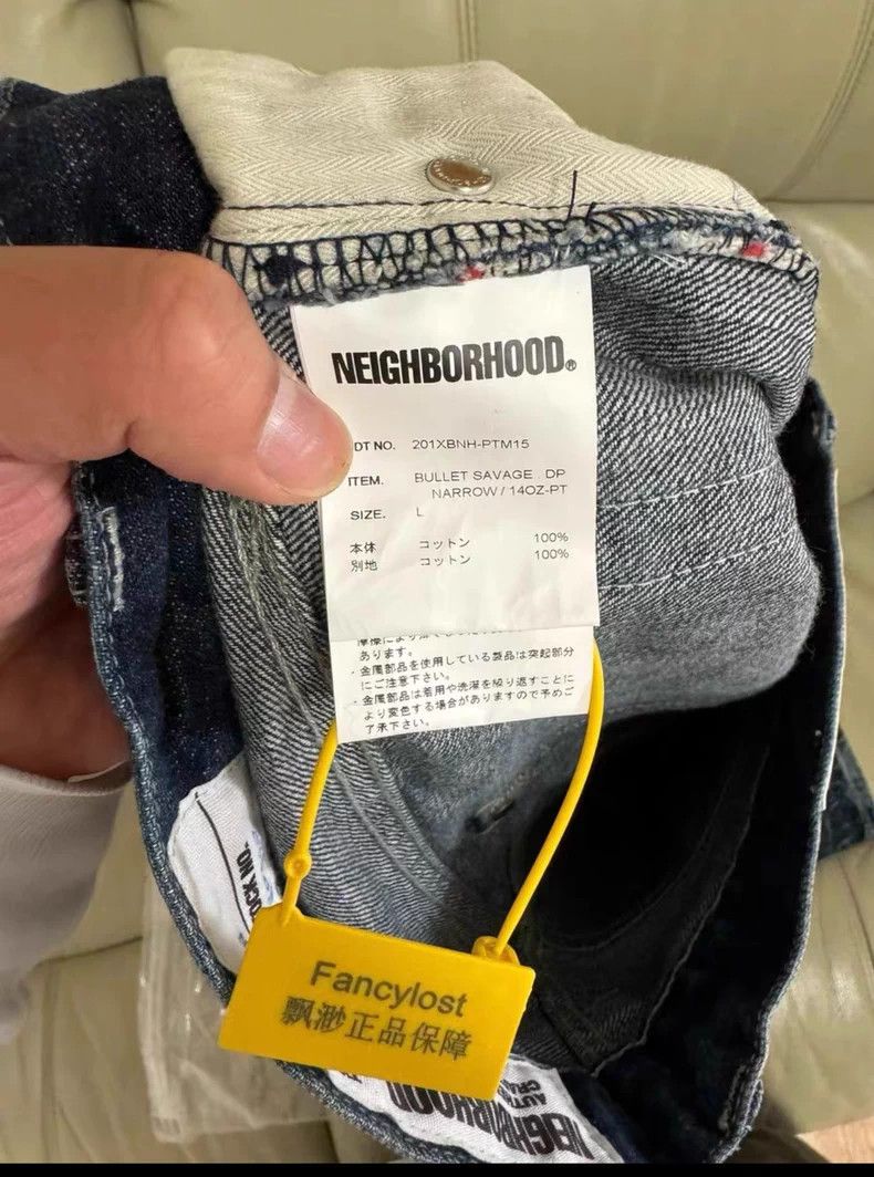 Neighborhood Neighborhood Bullet Distressed Denim Jeans Size US 33 - 3 Thumbnail