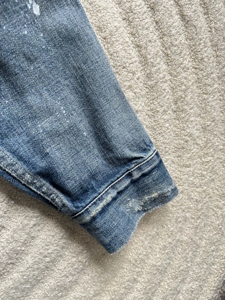 Neighborhood NEIGHBORHOOD Distressed Denim Jacket Size US M / EU 48-50 / 2 - 5 Thumbnail
