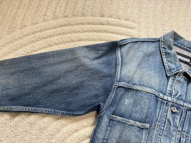 Neighborhood NEIGHBORHOOD Distressed Denim Jacket Size US M / EU 48-50 / 2 - 3 Thumbnail