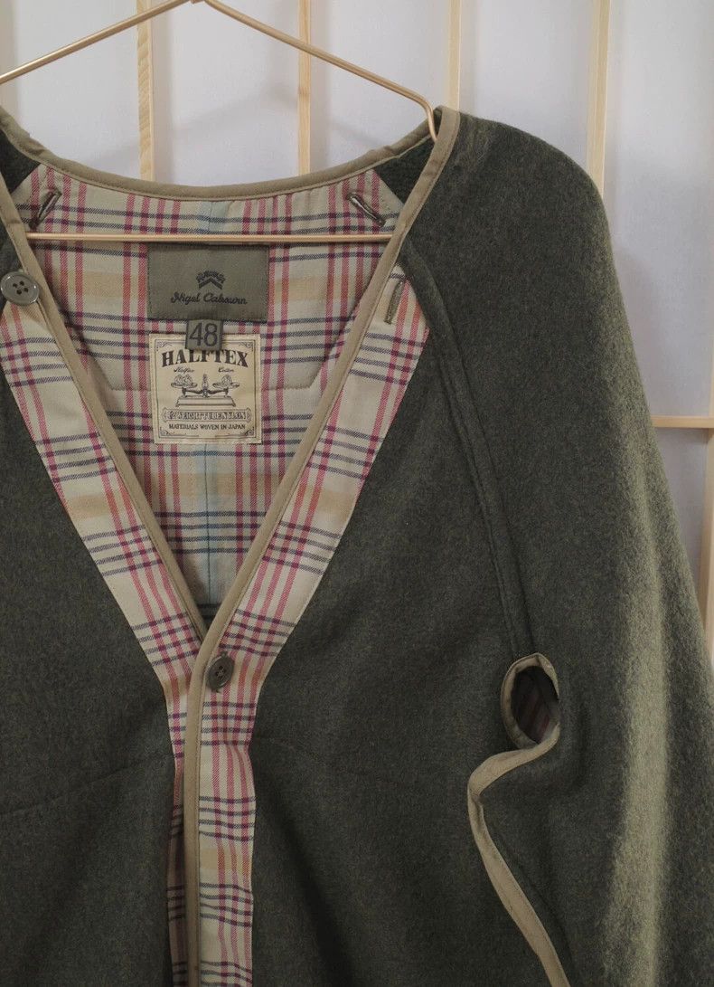 The Real McCoy's Nigel Cabourn Olive Green Trench Coat Size US XL / EU 56 / 4 - 8 Thumbnail