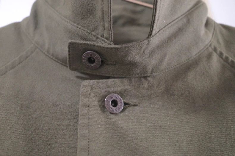 The Real McCoy's Nigel Cabourn Olive Green Trench Coat Size US XL / EU 56 / 4 - 6 Thumbnail