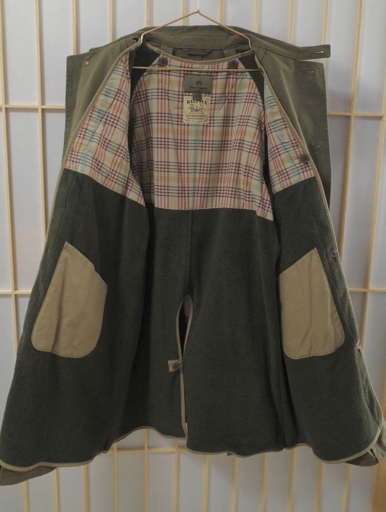 The Real McCoy's Nigel Cabourn Olive Green Trench Coat Size US XL / EU 56 / 4 - 2 Thumbnail