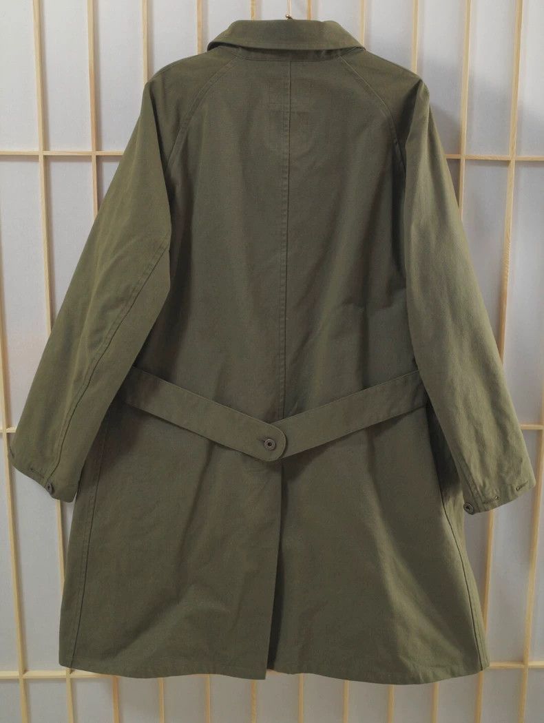 The Real McCoy's Nigel Cabourn Olive Green Trench Coat Size US XL / EU 56 / 4 - 7 Thumbnail