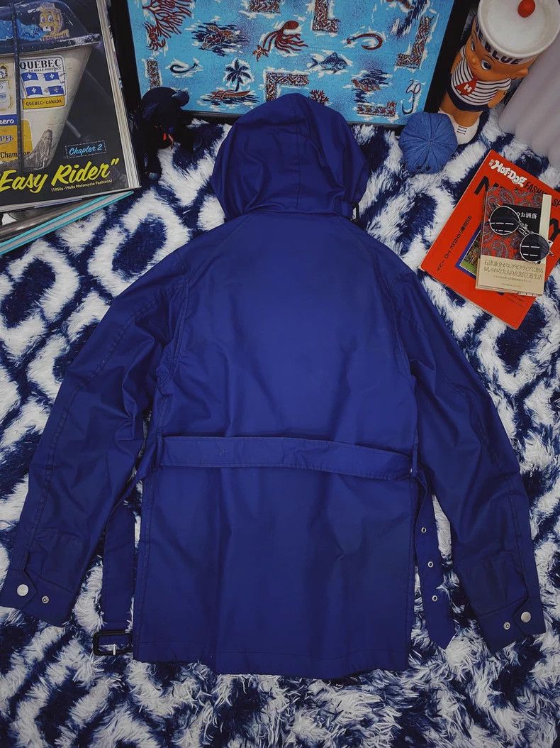 Nigel Cabourn Nigel Cabourn Navy Rainproof Moto Jacket Size US L / EU 52-54 / 3 - 8 Thumbnail