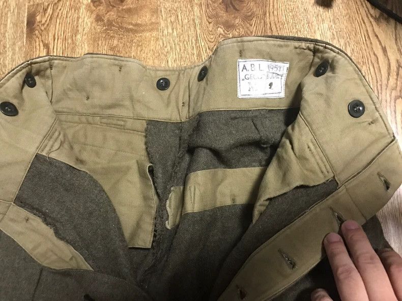 Nigel Cabourn 1951 British Army Wool Pants Size US 34 / EU 50 - 6 Thumbnail