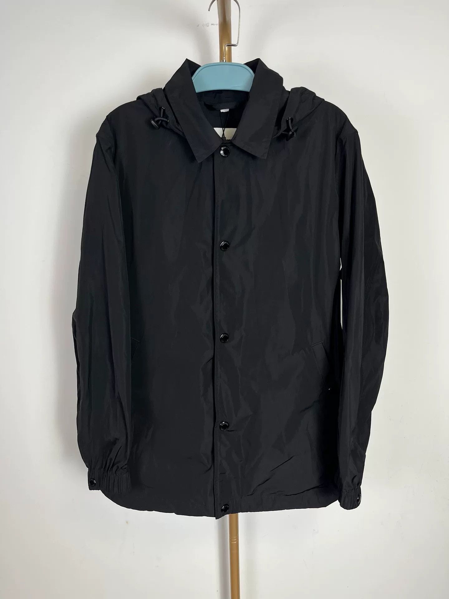 Burberry Burberry Black Hooded Jacket Size US XS / EU 42 / 0 - 2 Thumbnail