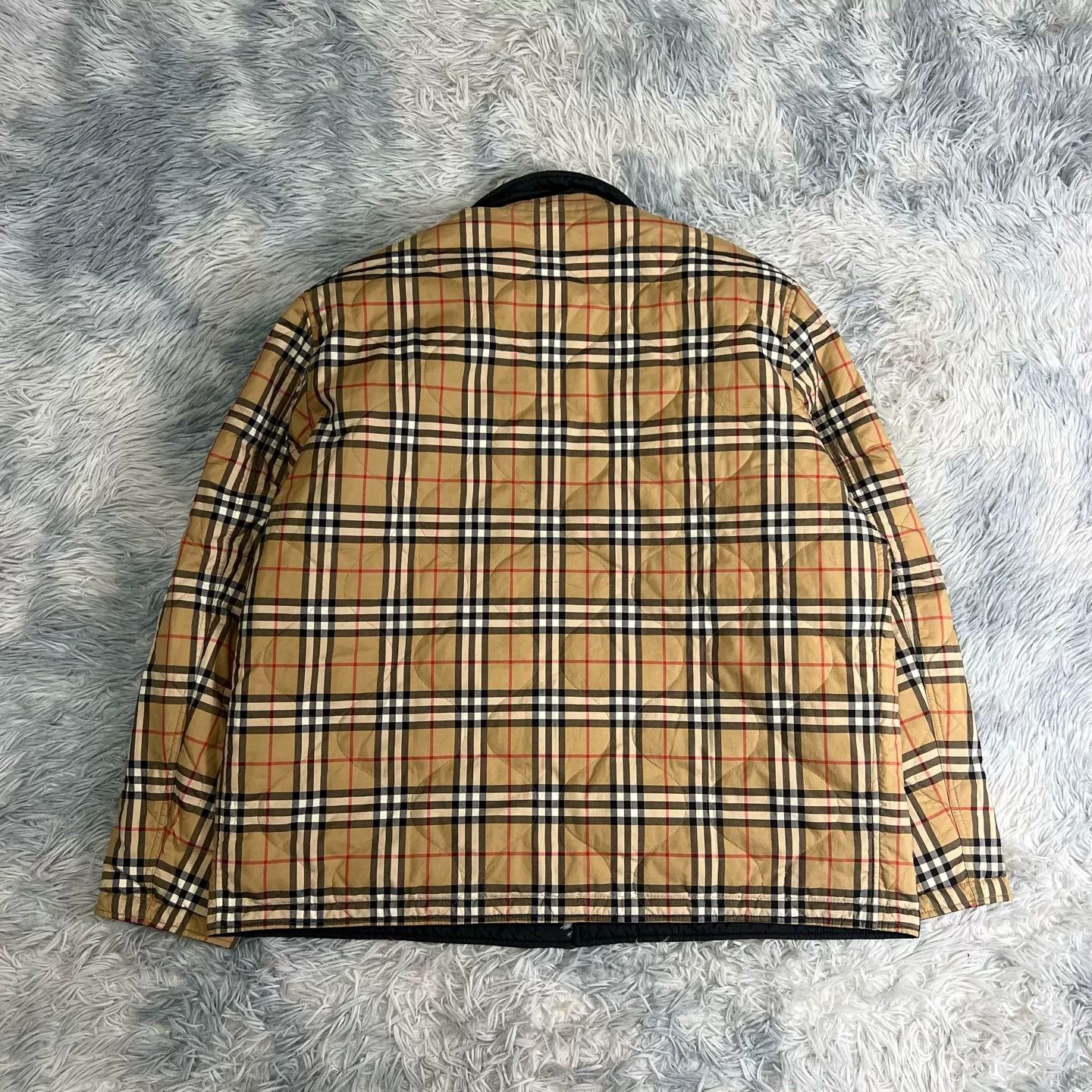 Burberry Burberry Checked Cotton Puffer Coat Size US XXL / EU 58 / 5 - 2 Thumbnail
