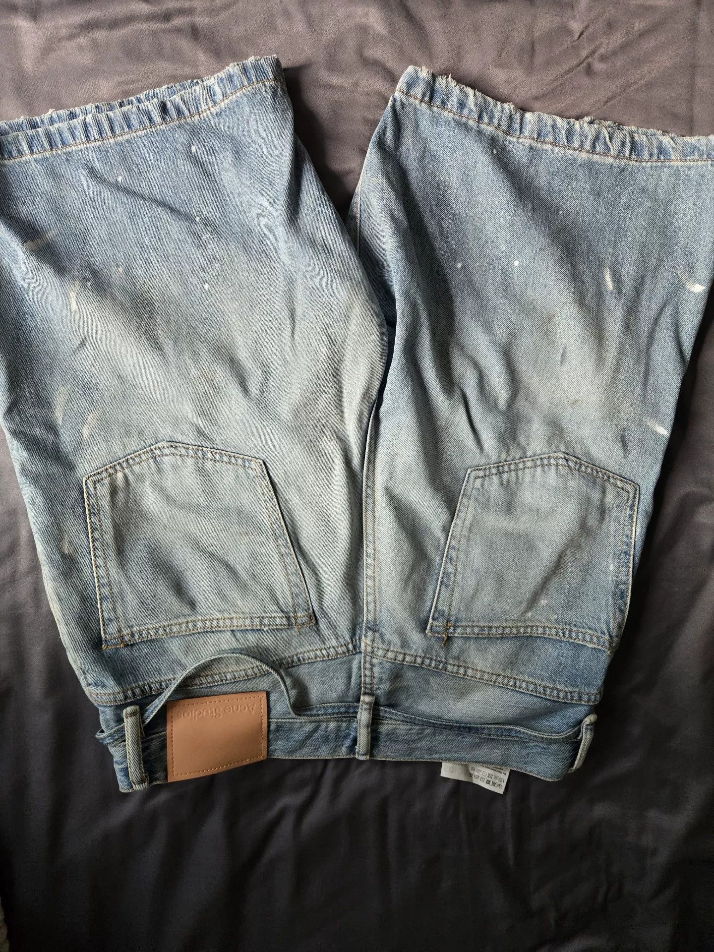 Acne Studios Acne Studios Splatter Denim Shorts Size US 26 / EU 42 - 8 Thumbnail