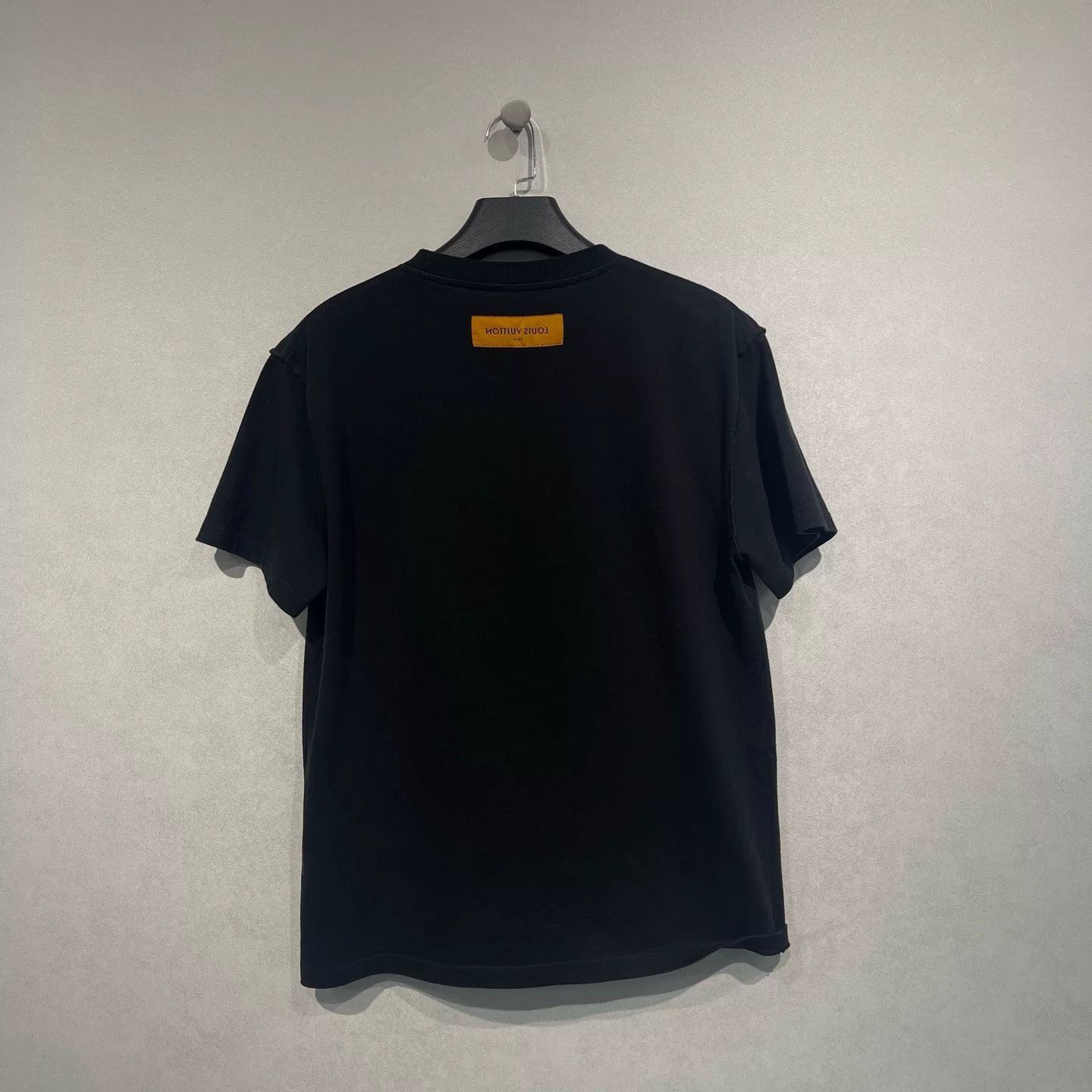 Louis Vuitton LV Black Embroidered Short Sleeve Tee Size US M / EU 48-50 / 2 - 2 Thumbnail