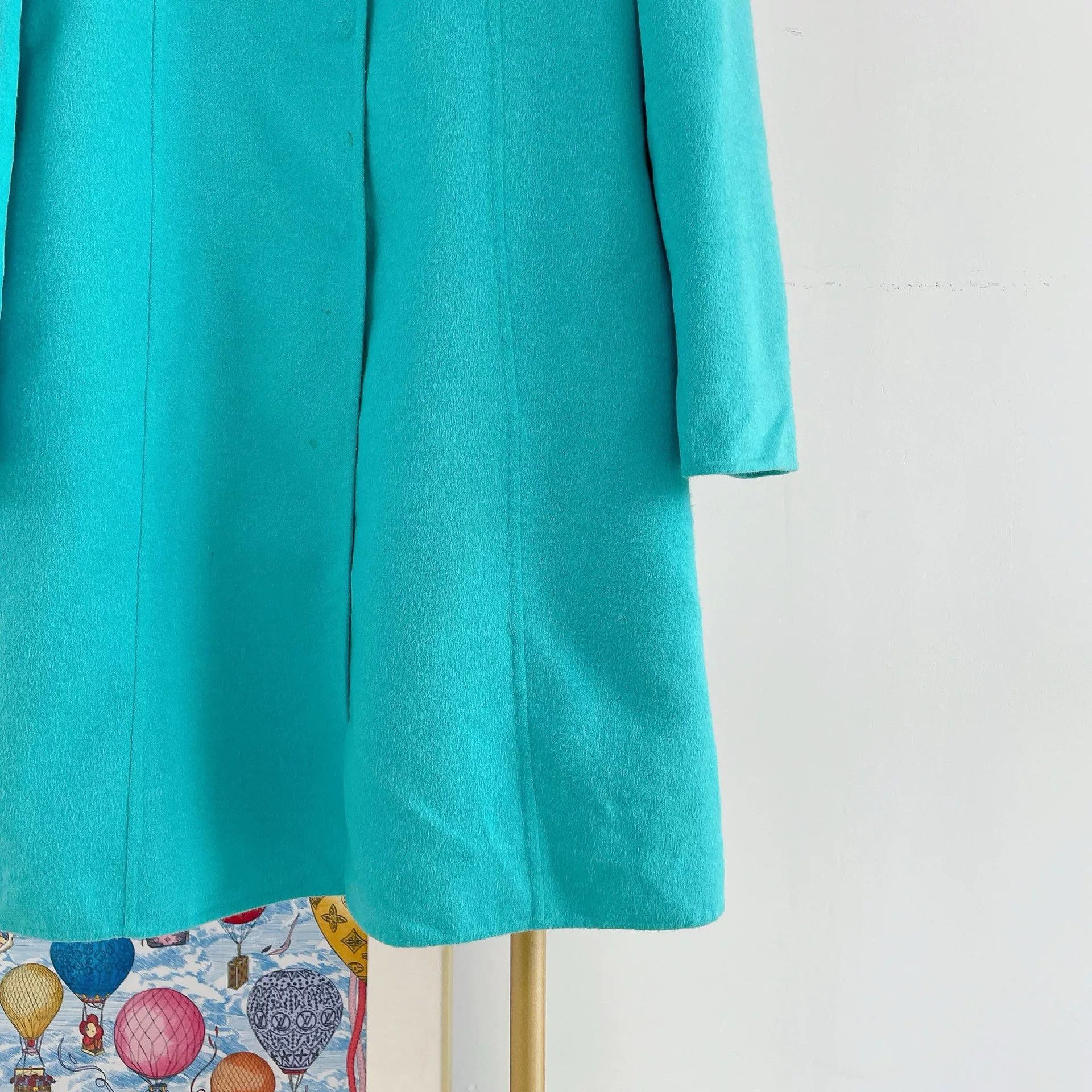 Prada Prada Blue Coat Size 38 Size US M / EU 48-50 / 2 - 4 Thumbnail