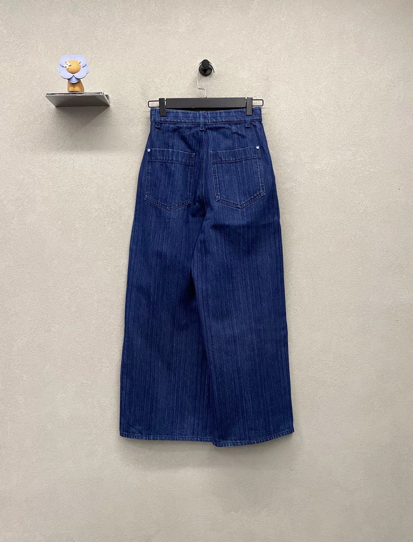 Chanel Chanel Blue Wide-Leg Denim Jeans Size US 34 / EU 50 - 2 Thumbnail