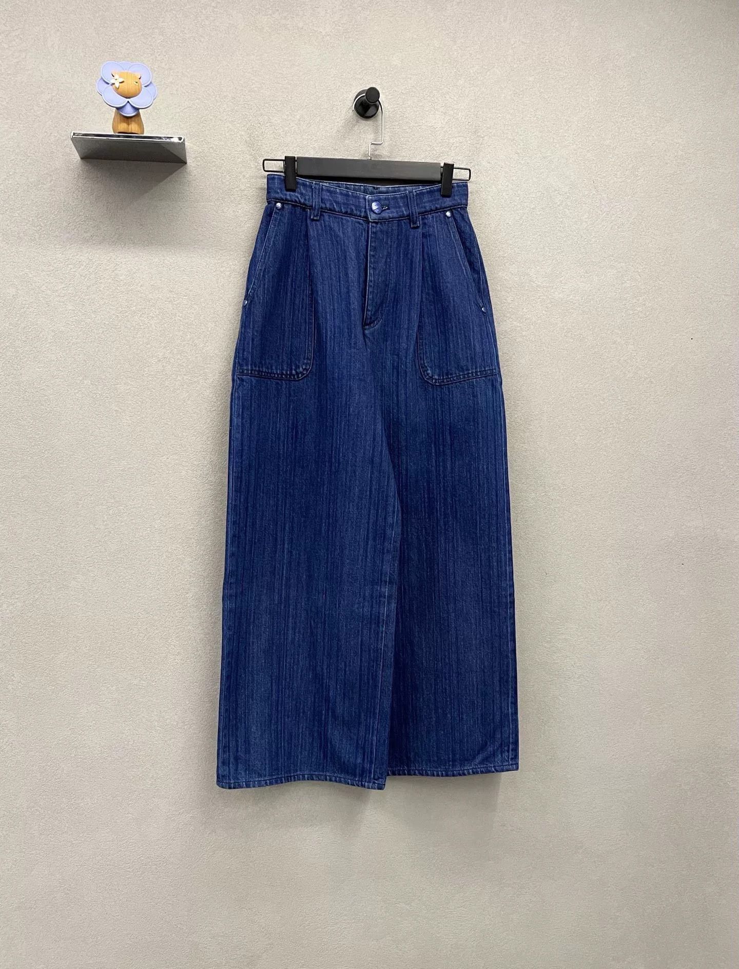 Chanel Chanel Blue Wide-Leg Denim Jeans Size US 34 / EU 50 - 3 Thumbnail