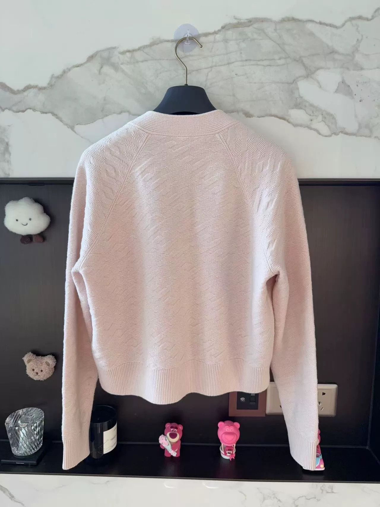 Hermes Hermes Pink Cardigan Sweater Coat 36 Size US M / EU 48-50 / 2 - 2 Thumbnail