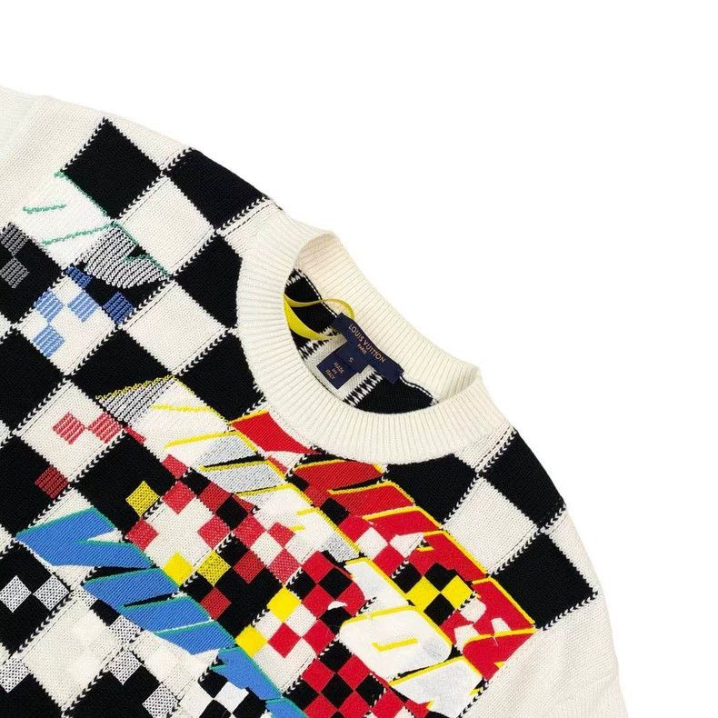 Louis Vuitton Louis Vuitton Cotton Checkerboard Race Print Tee Size US S / EU 44-46 / 1 - 3 Thumbnail