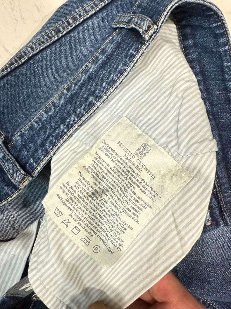 Brunello Cucinelli Brunello Cucinelli Classic Five-Pocket Jeans Size US 44 / EU 60 - 6 Thumbnail