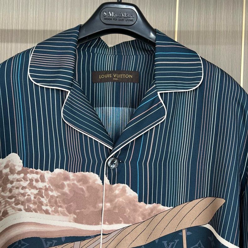 Louis Vuitton Louis Vuitton Monogram Silk Pajama Shirt Size US S / EU 44-46 / 1 - 3 Thumbnail