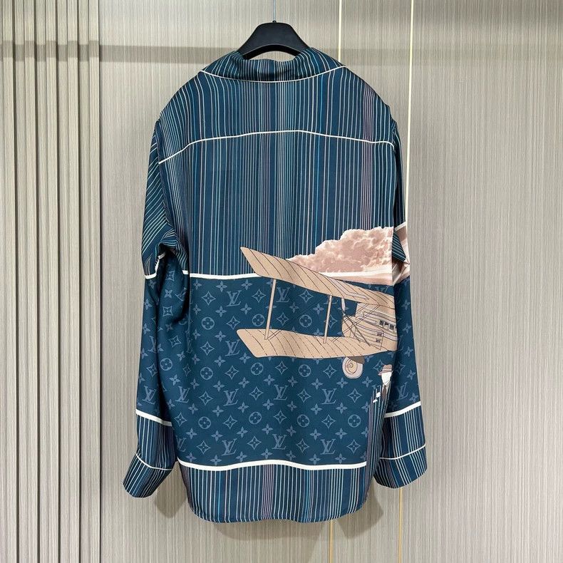 Louis Vuitton Louis Vuitton Monogram Silk Pajama Shirt Size US S / EU 44-46 / 1 - 2 Thumbnail