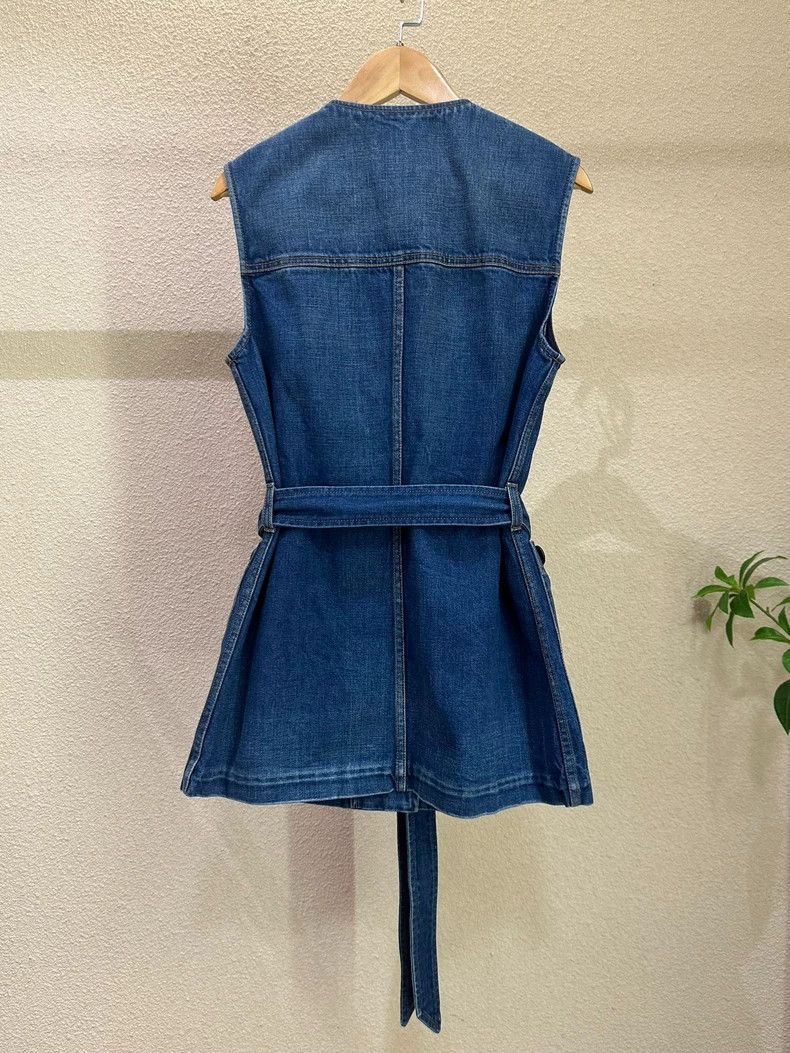 Gucci Gucci Denim Vest with Double G Buckle Size US S / EU 44-46 / 1 - 2 Thumbnail