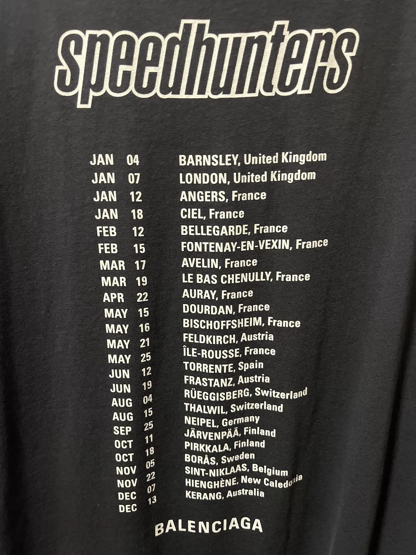 Balenciaga Balenciaga Speed Hunter Band Print Tee Size US XS / EU 42 / 0 - 5 Thumbnail