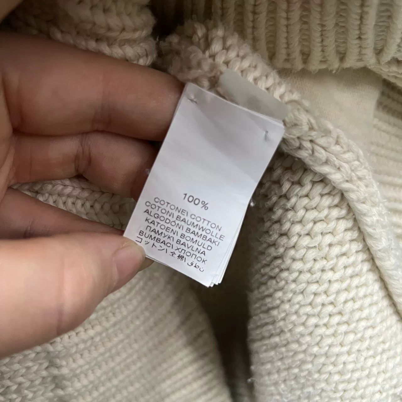 Brunello Cucinelli Brunello Cucinelli Patchwork Knit Cardigan Size US L / EU 52-54 / 3 - 3 Thumbnail
