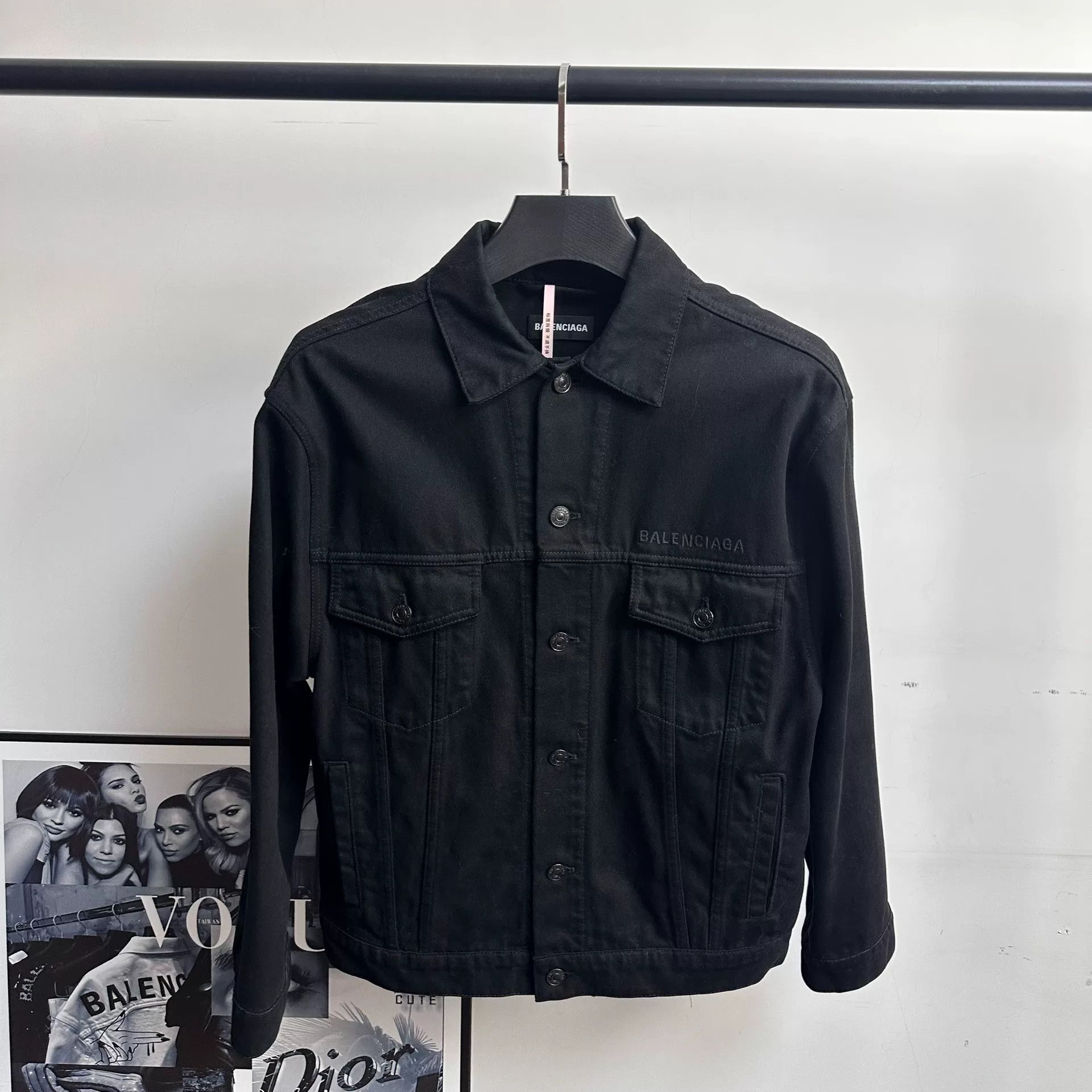 Balenciaga Balenciaga GW Embroidered Denim Jacket Size US M / EU 48-50 / 2 - 2 Thumbnail