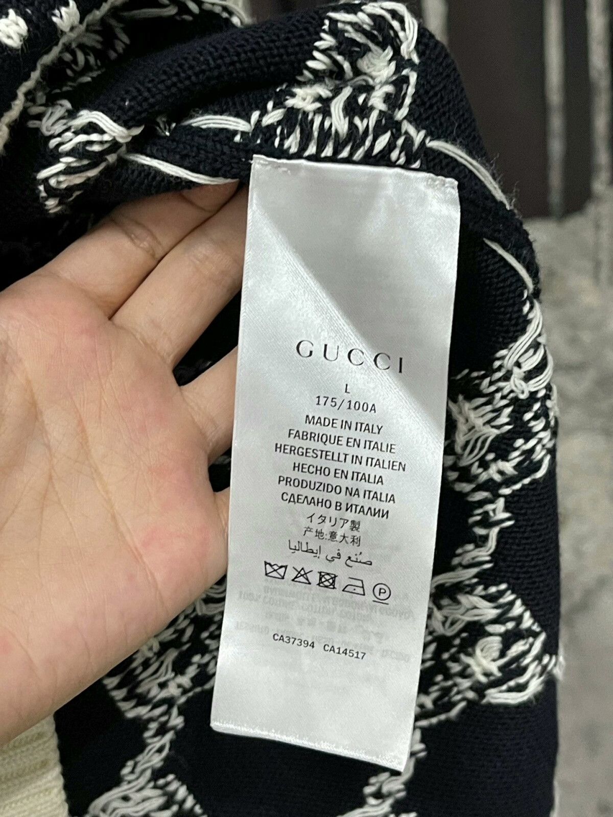 Gucci Gucci Logo Print Sweater Size US L / EU 52-54 / 3 - 6 Thumbnail