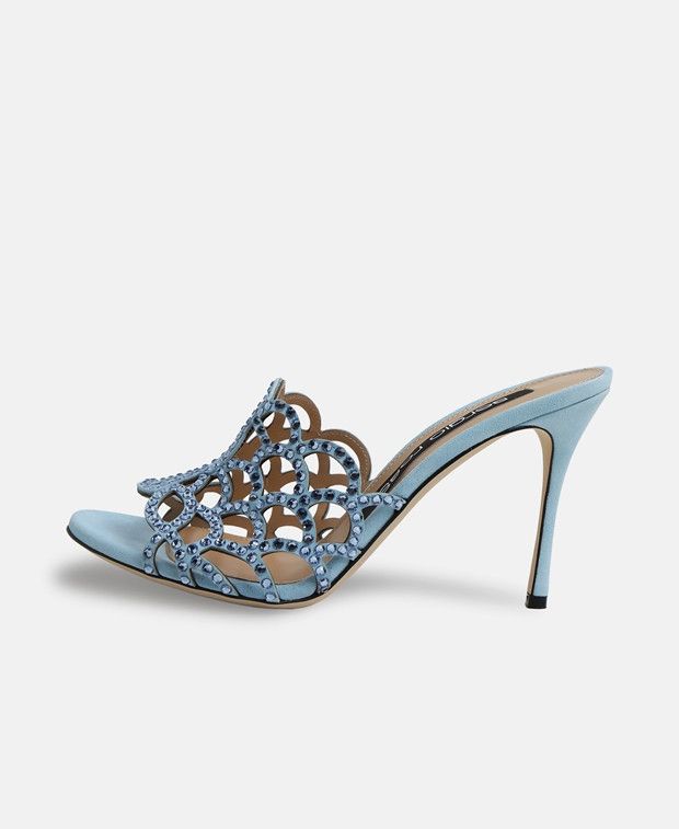 Sergio Rossi Sr Mermaid Mules Size US 6 / IT 36 - 4 Thumbnail