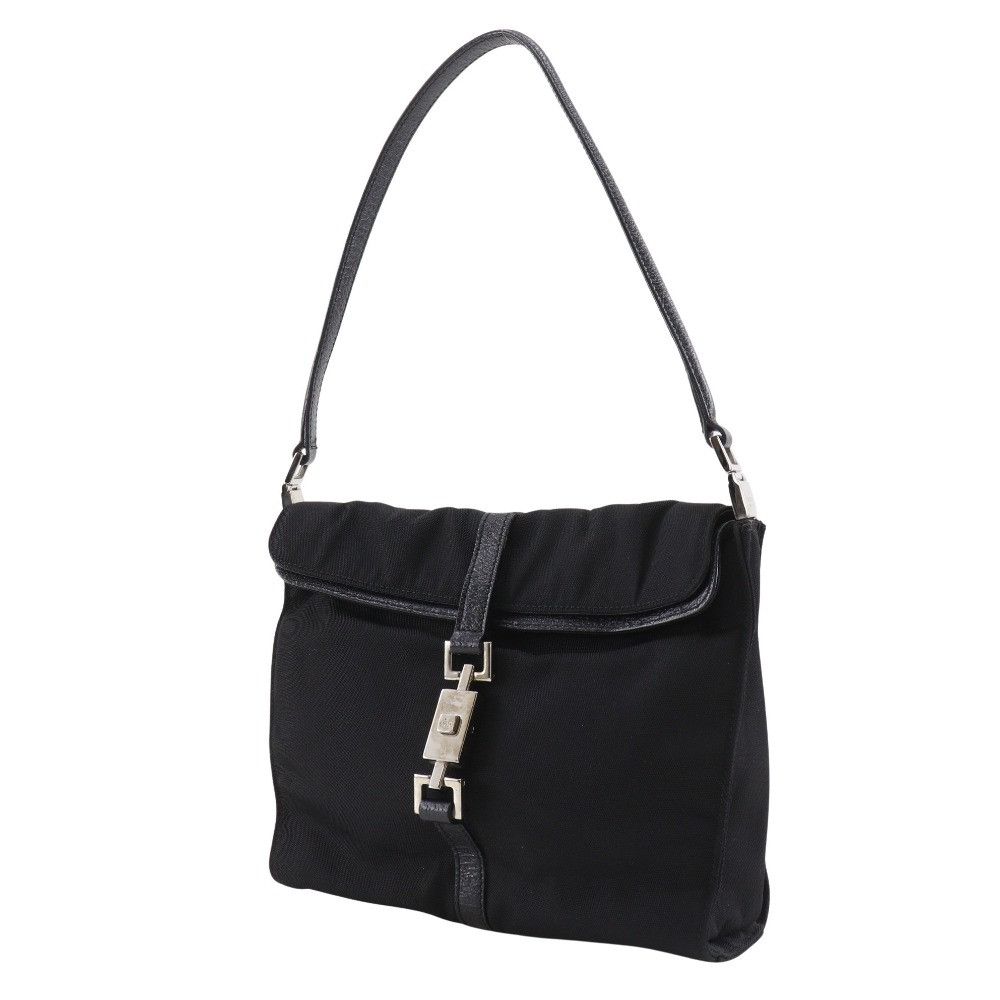 Gucci Gucci Gucci Jackie Nylon Canvas Shoulder Bag Canvas Shoulder Bag 001.3734.200047 DUTY FREE for USA Size ONE SIZE - 2 Thumbnail