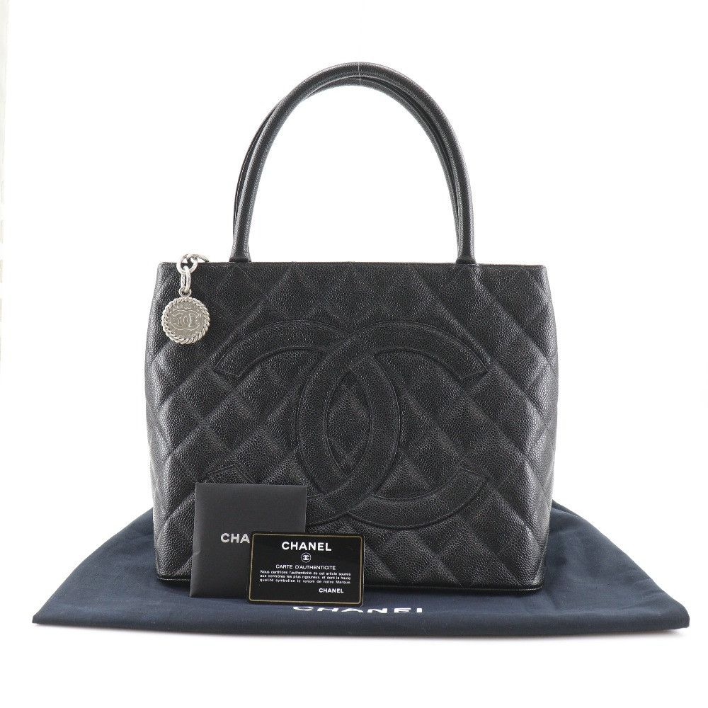 Chanel Chanel Chanel Reissue Tote Caviar 2way Tote Bag Leather Tote Bag A01804 DUTY FREE for USA Size ONE SIZE - 12 Thumbnail