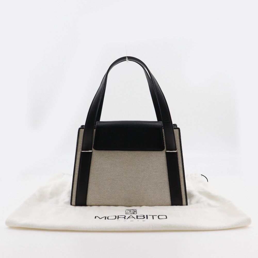 Other Other MORABITO Calf Canvas 2way Tote Bag Leather Tote Bag DUTY FREE for USA Size ONE SIZE - 18 Thumbnail