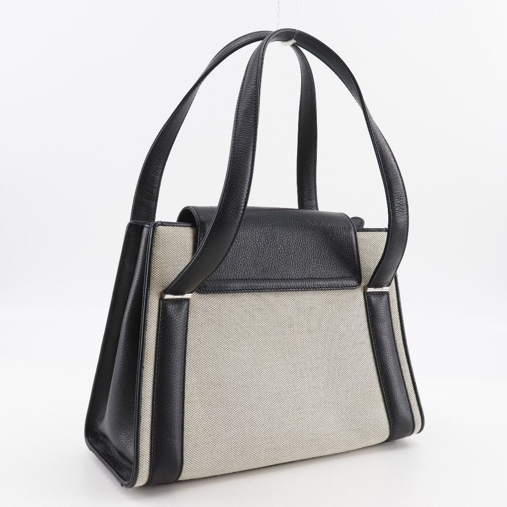 Other Other MORABITO Calf Canvas 2way Tote Bag Leather Tote Bag DUTY FREE for USA Size ONE SIZE - 3 Thumbnail