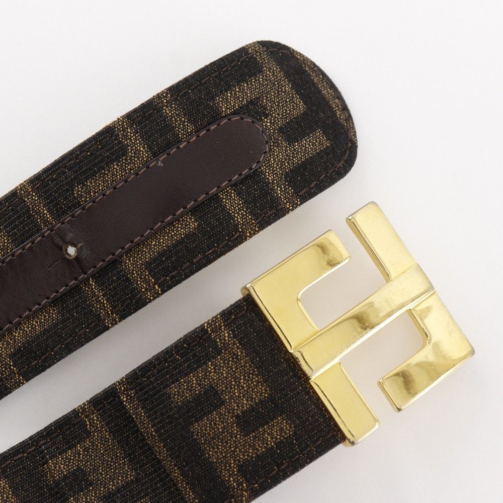 Fendi Fendi Fendi Zucca Nylon Canvas Belt Canvas Belt DUTY FREE for USA Size ONE SIZE - 4 Thumbnail