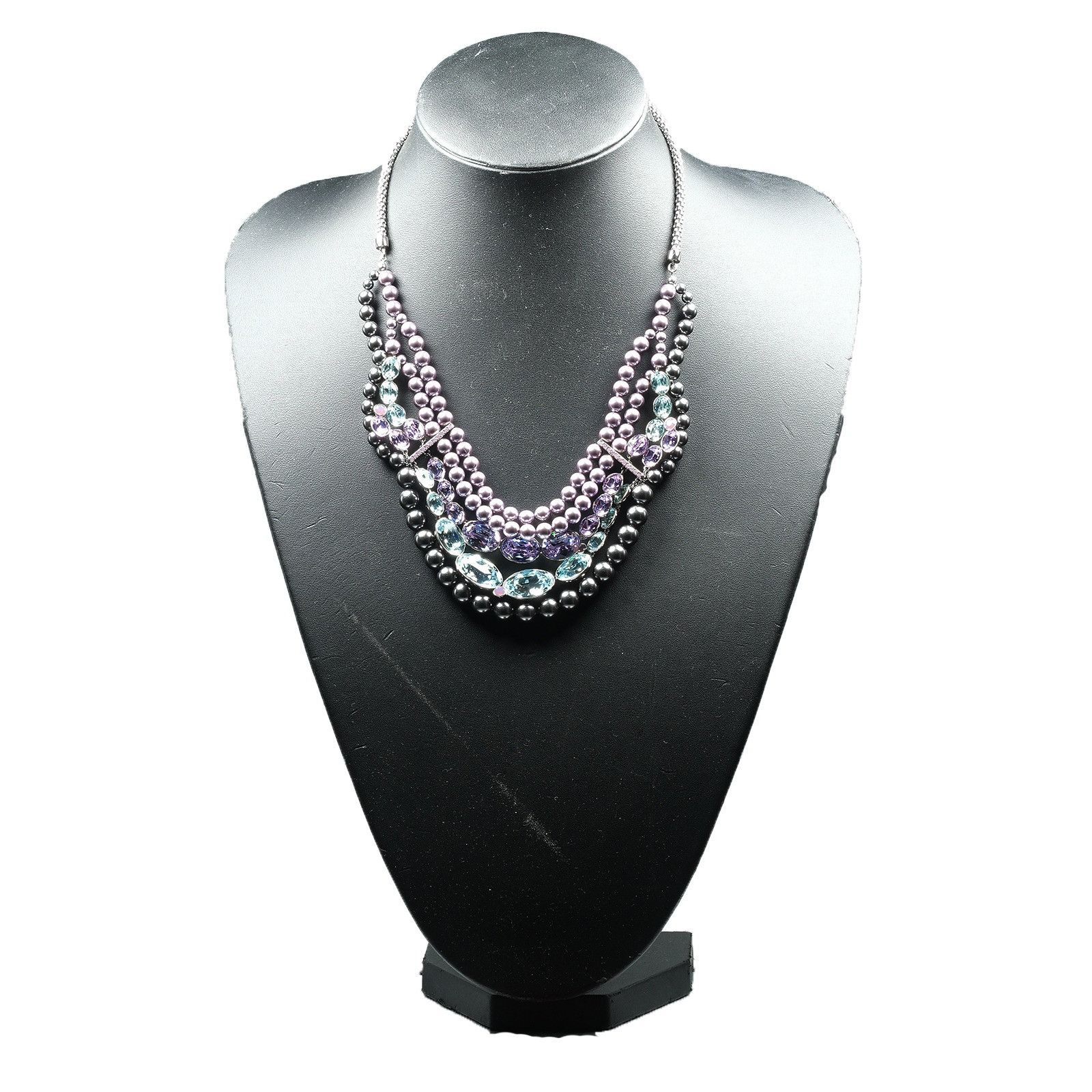 Swarovski Swarovski Swarovski Clay Large Crystal Necklace Metal Necklace DUTY FREE for USA Size ONE SIZE - 2 Thumbnail