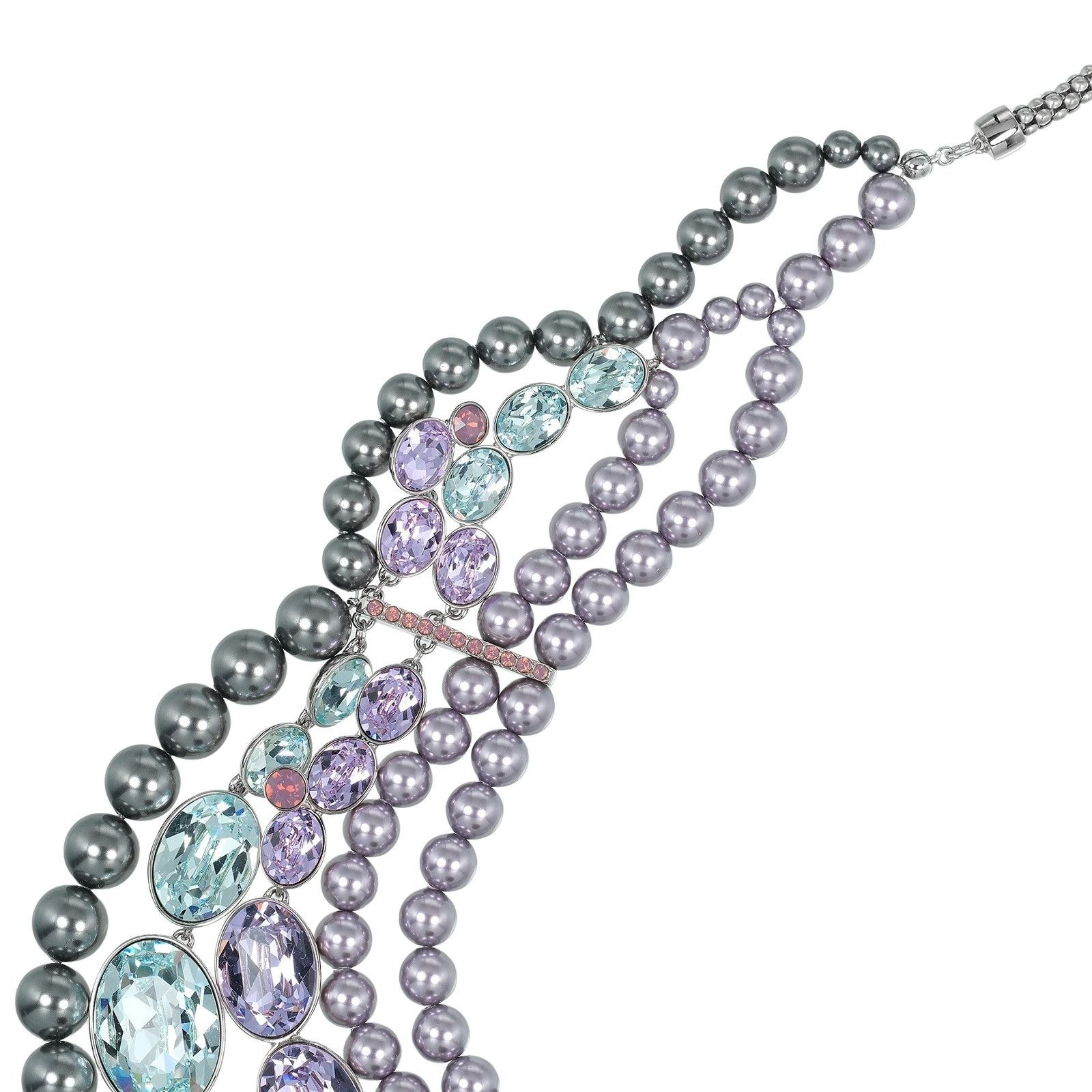 Swarovski Swarovski Swarovski Clay Large Crystal Necklace Metal Necklace DUTY FREE for USA Size ONE SIZE - 5 Thumbnail