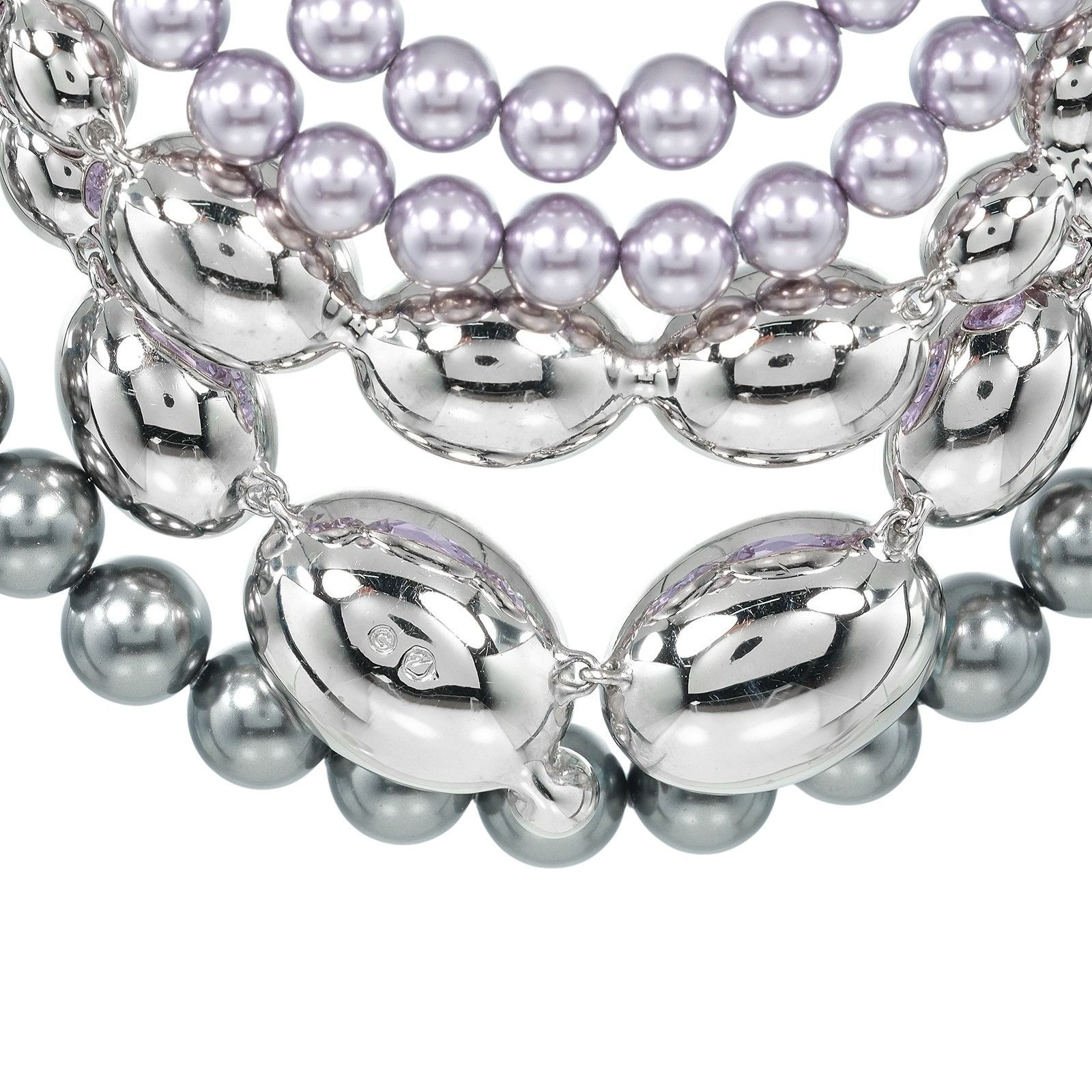 Swarovski Swarovski Swarovski Clay Large Crystal Necklace Metal Necklace DUTY FREE for USA Size ONE SIZE - 4 Thumbnail