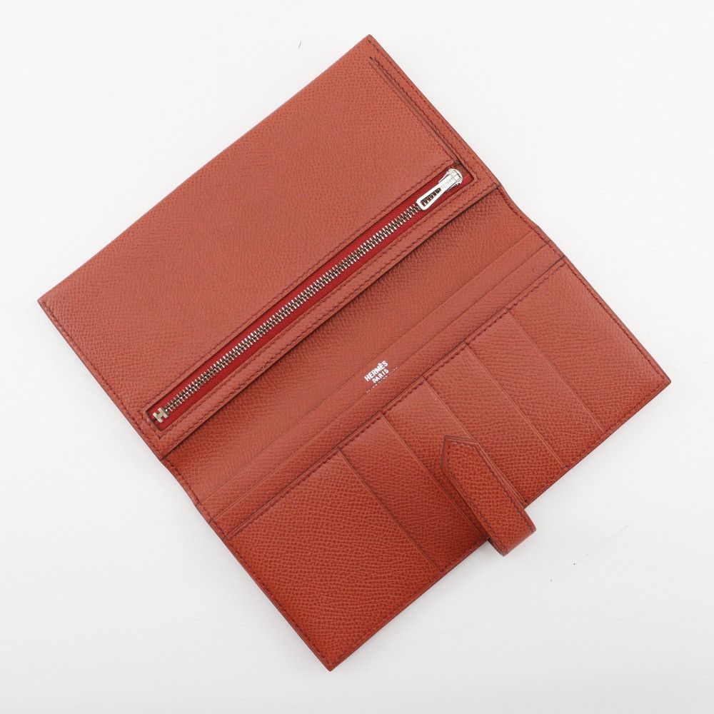 Hermes Hermes Hermès Béarn Veau Epsom Long Wallet Leather Long Wallet Stamp G (2003) DUTY FREE for USA Size ONE SIZE - 6 Thumbnail
